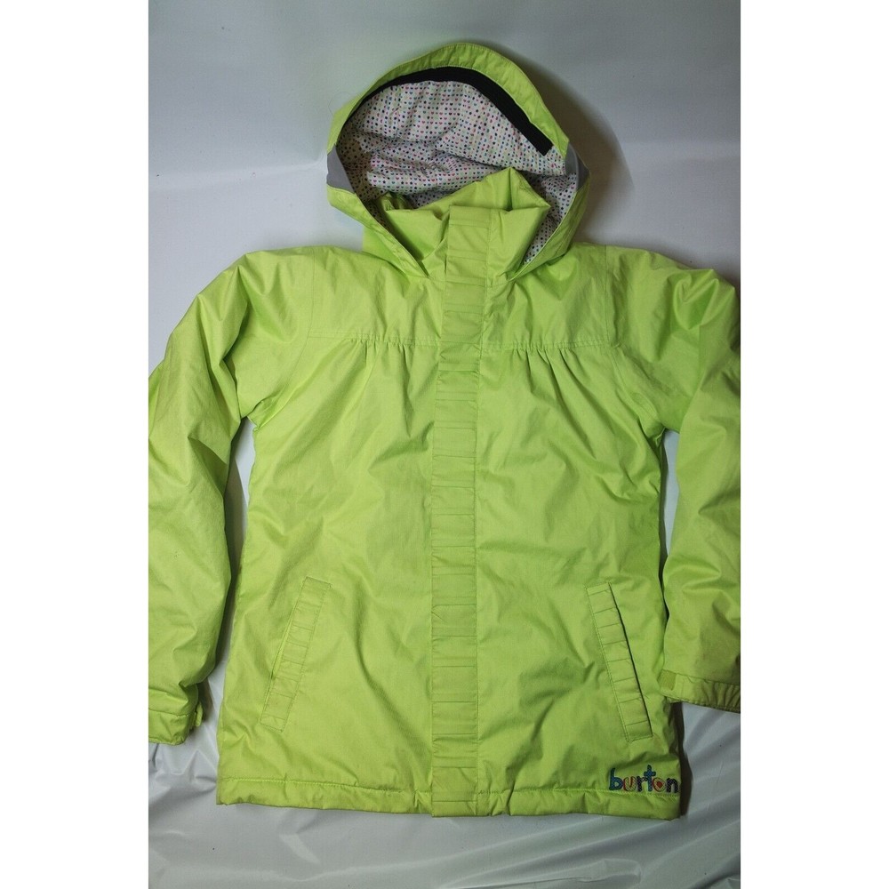 Burton Dryride Hooded Coat Youth Size XL Sugar & Spice Green 10k H20proof Winter